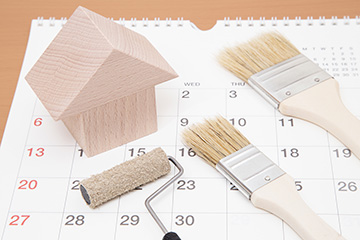 外壁塗装時期（季節・年数）はいつがいい？塗装を長持ちさせるコツも