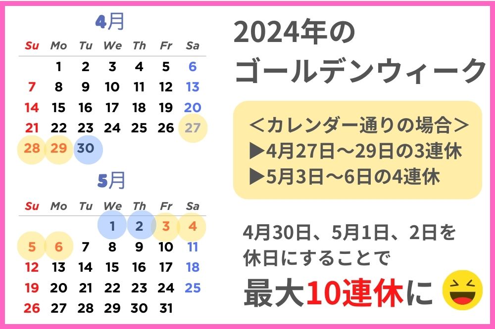 【2024年】ゴールデンウィークはいつからいつまで？みんなはどう過ごす？の画像03