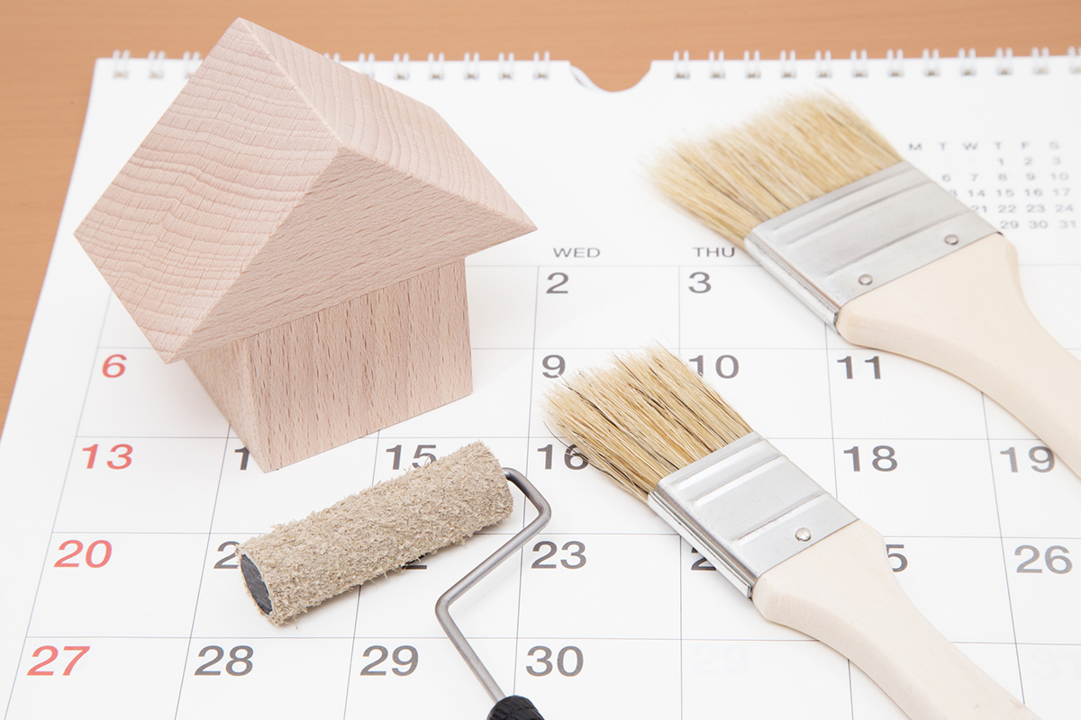 外壁塗装時期(季節・年数)はいつがいい?塗装を長持ちさせるコツもの画像01